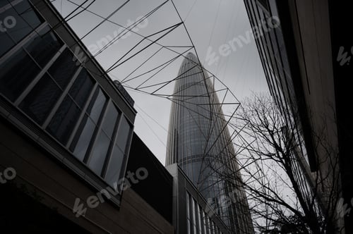 Preview: Shen Zhen urban cityscape, China city landscape landmark for business communication