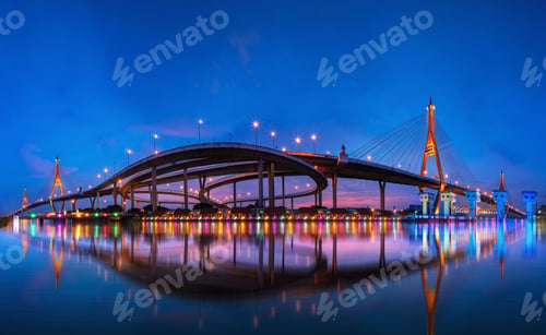 Preview: Bangkok downtown, Thailand in urban city in Asia.