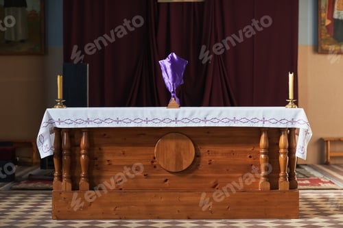 Preview: The altar in the church