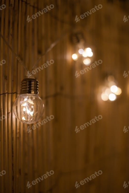 Preview: Lights on the balcony, magic mood, eureka, idea concept, bokeh and ambiance