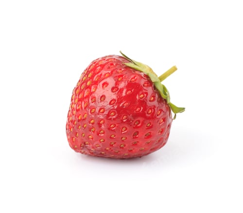 Preview: Garden strawberry isolated on white background