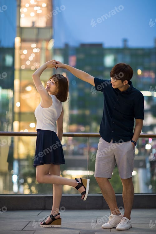 Preview: Happy young couple dating