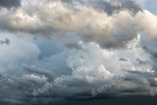 Preview: colorful dramatic sky with cloud at sunset