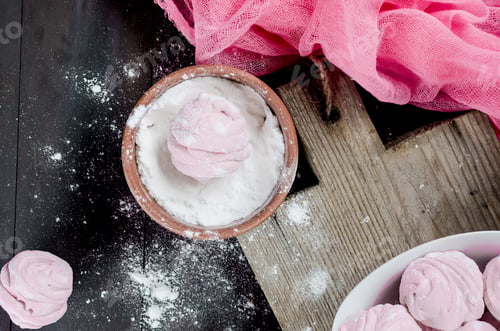 Preview: homemade cherry marshmallows