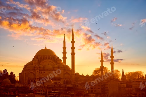 Preview: Suleymaniye mosque at sunset