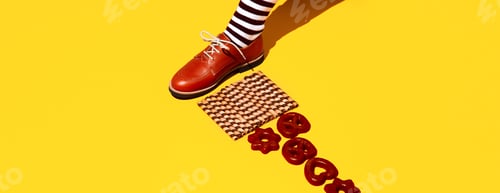 Preview: Stylish chocolate isomertric