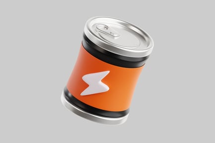 Preview: Soda can with arrow graphic