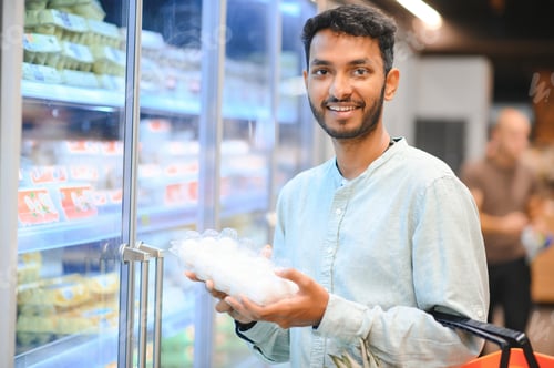 Preview: Asian men are choosing to buy in the supermarket