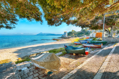 Preview: Gorgeous sunny day over Sant'Elia village.