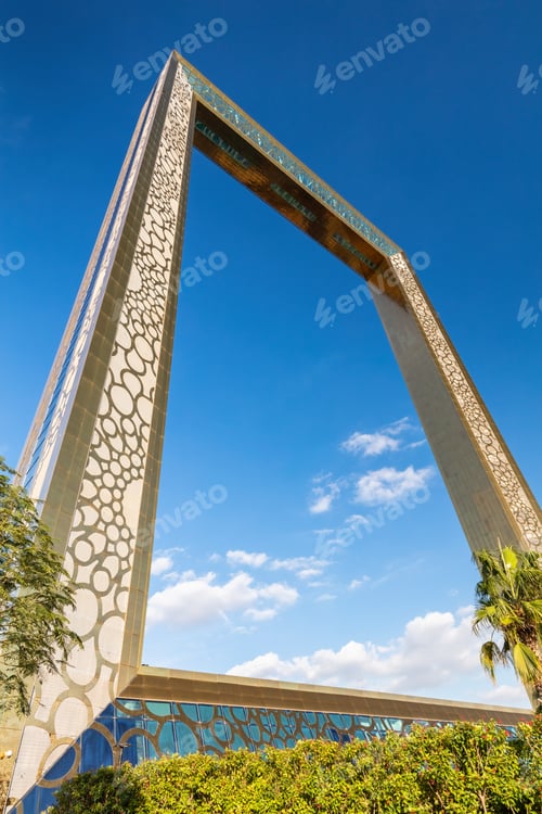 Preview: Dubai frame tourist attraction in Dubai UAE