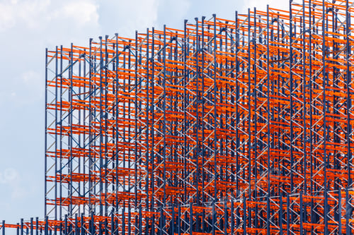Preview: Metal construction on the sky background