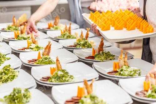 Preview: Cook prepare appetizer dish