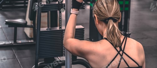 Preview: Gym.Fitness woman working gym,exercises,workout fit gym