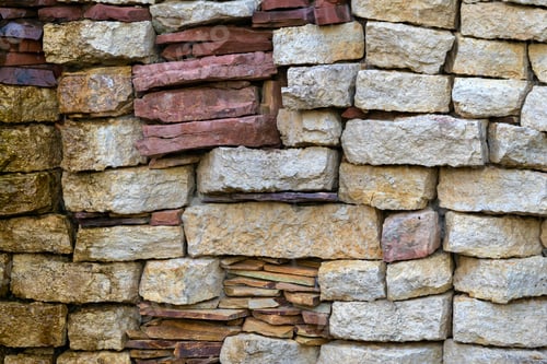 Preview: The Abstract Textured Background Of An Old Stone Brick Wall