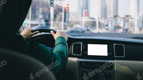 Preview: Driving car on city road