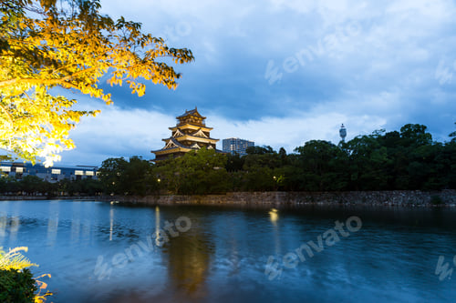 Preview: Hiroshima Castle in japan