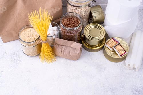 Preview: Set of basic products in emergency situations