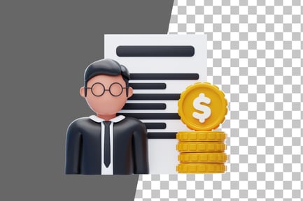 Preview: Financial Independence 3D Icon