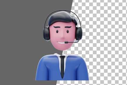 Preview: Commentator 3D Icon