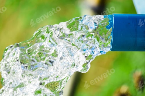 Preview: Blue pump pipe water flow equipment