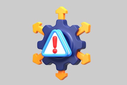 Preview: Alert triangle gear and arrows