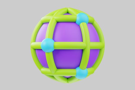 Vorschau: Verbundene Kugel mit runden Knoten