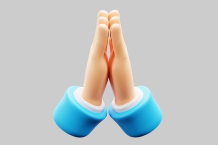 Preview: Hands clasped together