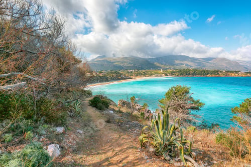 Preview: Amazing seascape of Guidaloca Beach near Castellammare del Golfo.