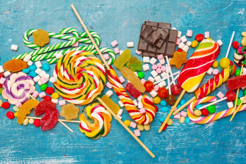 Preview: A lot of colorful candy