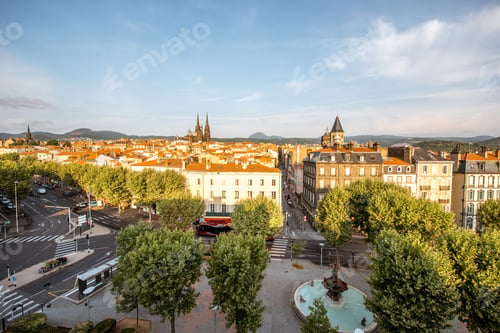 Preview: Clermont-Ferrand city in France