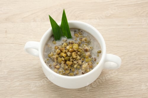 Preview: Mung Bean Porridge or Bubur Kacang Hijau, Indonesian dessert