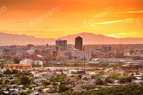 Preview: Tucson, Arizona, USA Skyline