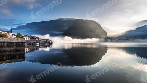 Preview: Old building on the main street in Hallstatt