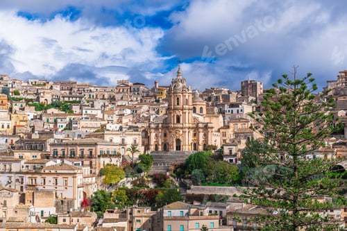 Preview: Modica, Sicily, Italy Cityscape