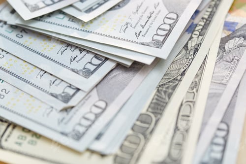 Preview: One hundred US dollars banknotes