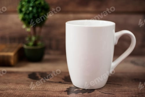 Preview: mockup, realistic, mug, advertisement