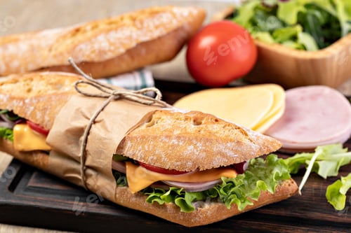 Preview: fresh submarine sandwich