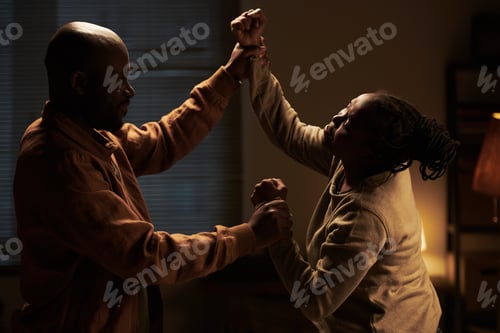 Preview: Aggressive abuser fighting with his wife