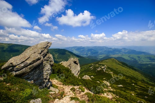 Preview: mountain in summer