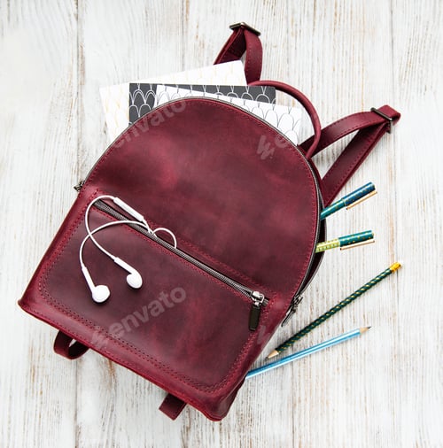 Preview: leather woman backpack