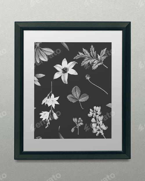 Preview: Black frame mockup