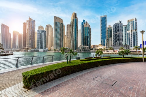 Preview: Dubai marina promenade in UAE