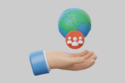 Preview: Global community network in hand