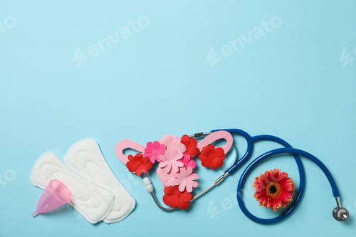 Preview: Women's health and women's healthcare concept with uterus