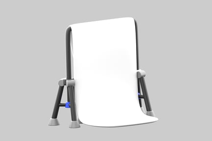 Preview: Artist easel white paper display