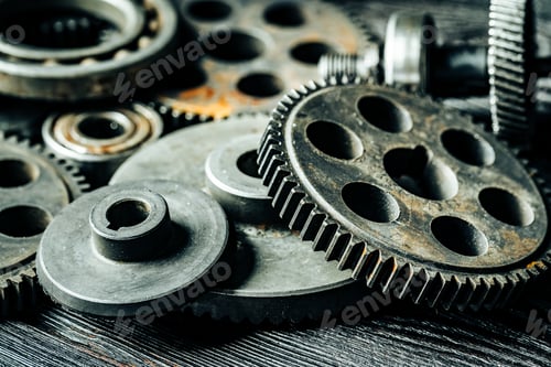 Preview: Gears from an old industrial machine