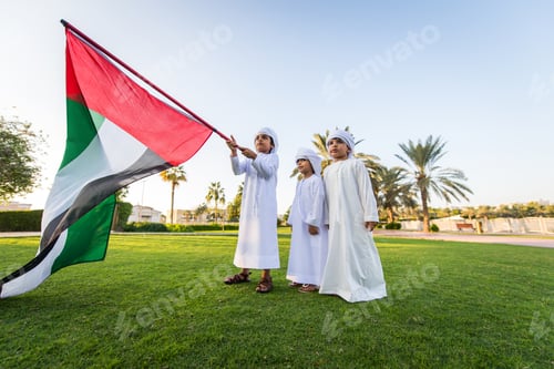 Preview: Group of middle eastern kids in Dubai