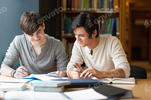 Preview: Students Preparing An Essay In The Library