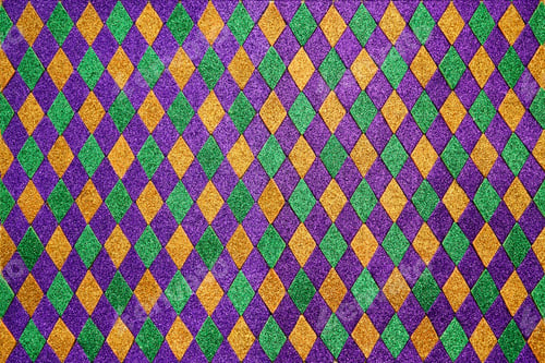 Preview: Colorful Harlequin Pattern. Mardi gras background