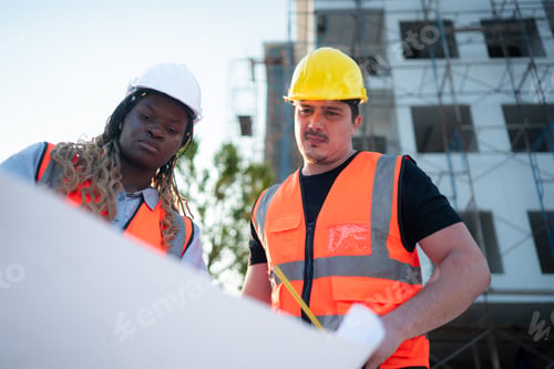 Preview: Portrait of architect and engineer with experience in multi-story building construction